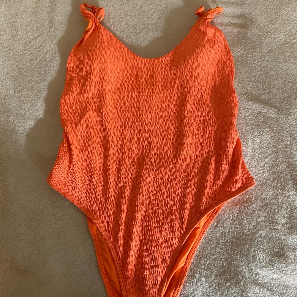 Aerie, high leg cut swimsuit